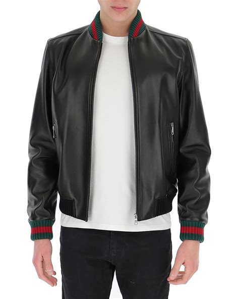 gucci mens black jacket